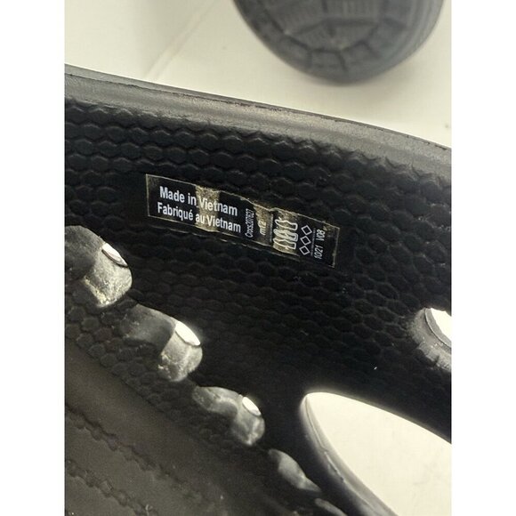 Crocs Baya Slide Sandal Black Double Strap 207627 Unisex Men's 12 Slip On Shoes - Picture 7 of 8